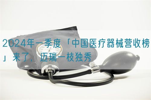 2024年一季度「中國醫療器械營收榜」來了，邁瑞一枝獨秀