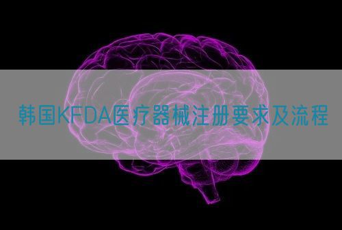 韓國KFDA醫療器械注冊要求及流程(圖1)