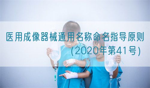 醫用成像器械通用名稱命名指導原則???????（2020年第41號）(圖1)