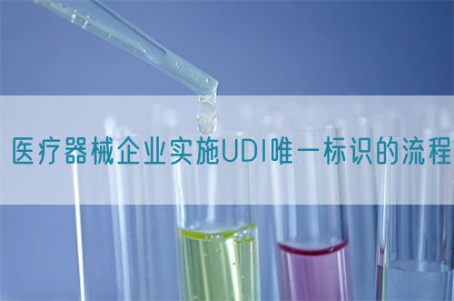 醫療器械企業實施UDI唯一標識的流程(圖1)