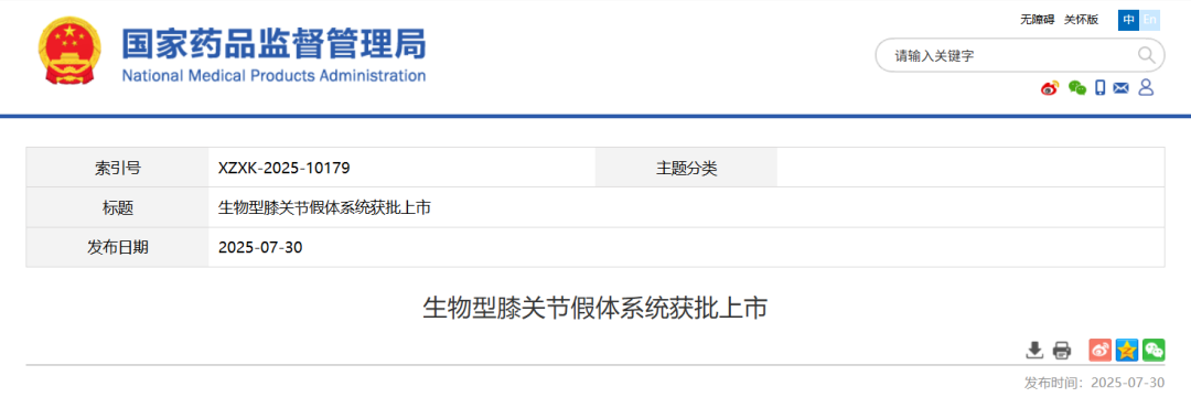 640.png 國產(chǎn)創(chuàng)新膝關(guān)節(jié)假體獲批,骨長入速度提升30%破解行業(yè)難題(圖1)