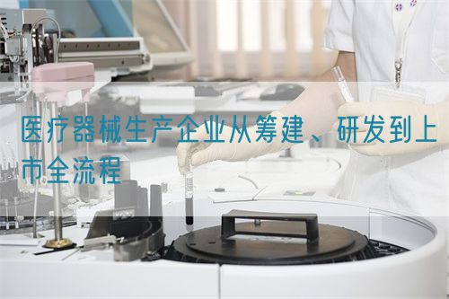 醫療器械生產企業從籌建、研發到上市全流程(圖1) 醫療器械生產企業從籌建、研發到上市全流程(圖1)