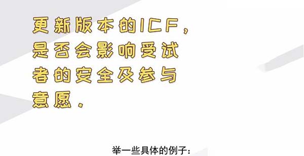 更新版本的ICF,是否會影響受試者的安全及參與意愿。 ICF更新后,哪些情形需要重簽知情?(圖2)
